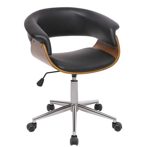 Buy LEPAK Black Office PC Desk Chairs,Faux Leather Executive Computer ...