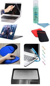 ComboGuru Laptop Accessories 7 in 1 Combo 15.6 inch kit Combo Combo Set ...