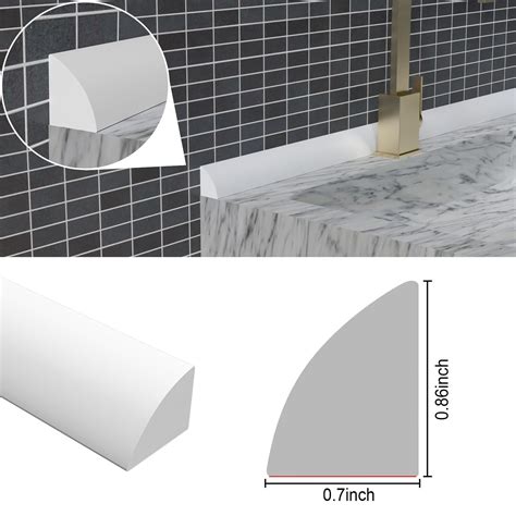 Flexible Bathtub Molding Peel And Stick Molding Flexible Quarter Round