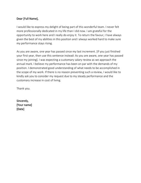 50 Best Salary Increase Letters (How To Ask For A Raise?) ᐅ TemplateLab