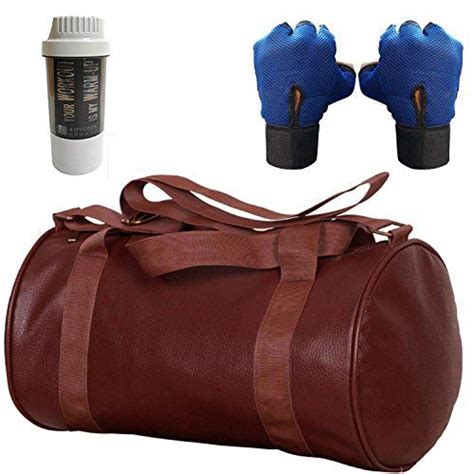 5 O' CLOCK SPORTS Gym Bag Combo Set Enclosed With Soft Leather Gym Bag ...