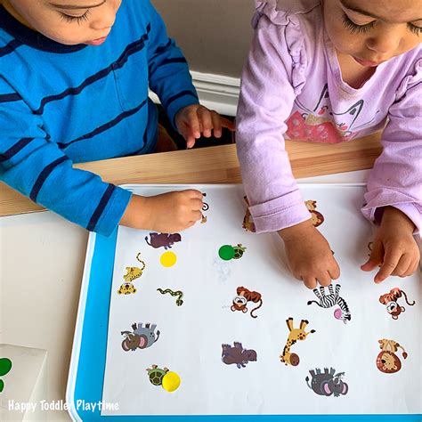 Dot Sticker Hide & Seek - Happy Toddler Playtime