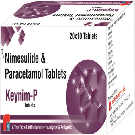 Keynim P - Nimesulide & Paracetamol Tablets - Healthkey Life Science ...