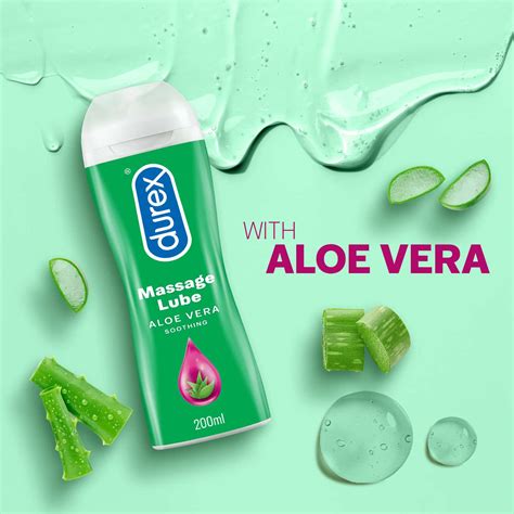 Buy DUREX PLAY MASSAGE 2-IN-1 ALOE VERA LUBE - 200ML Online & Get Upto ...