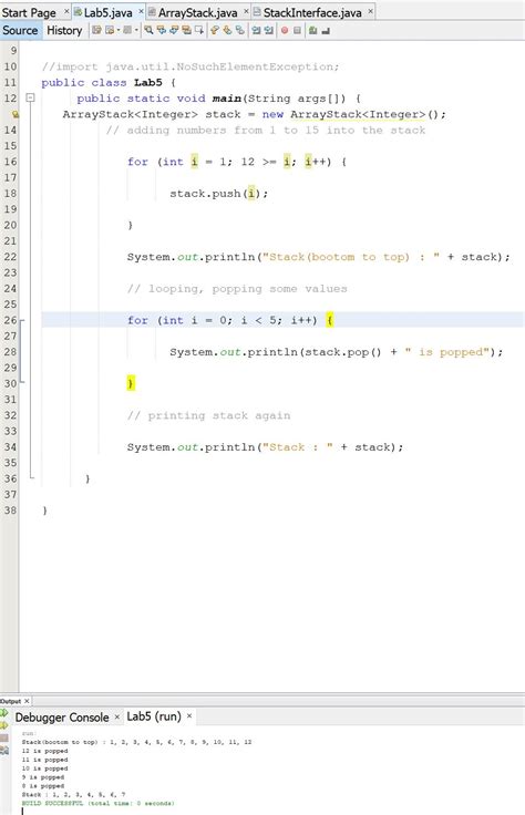 Image result for Implement Stack Interface Java