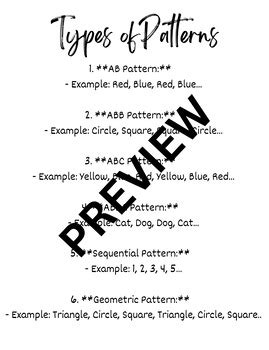 Image result for 10 Different Examples of Patterns