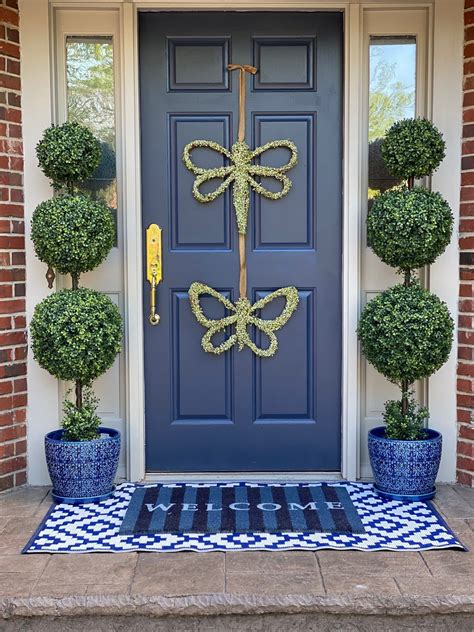 25 Navy Blue Front Doors ideas | front door colors, painted front doors ...