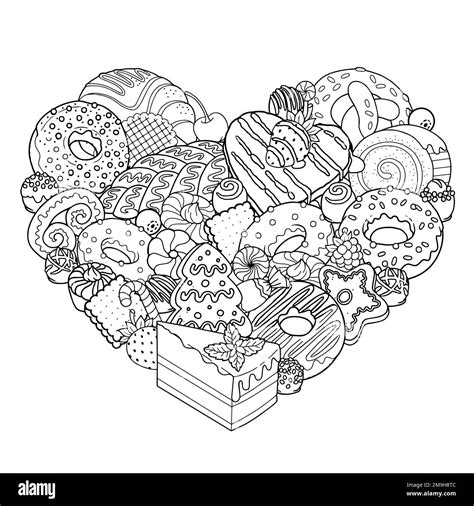 Dessert Coloring Pages