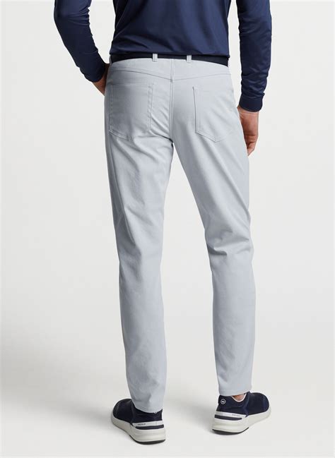 PETER MILLAR Performance Five Pocket Pant in British Grey – Cayman's