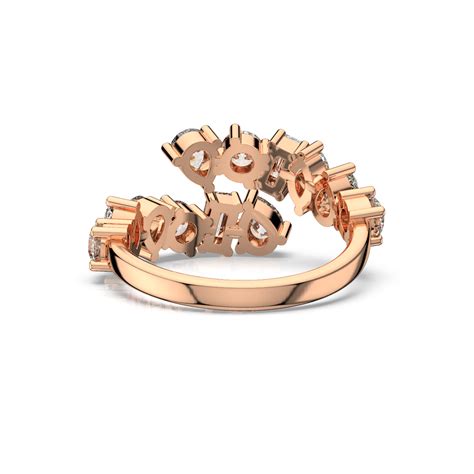 Multi-Shape Twist - Lab Grown Diamond Ring by Stefee Jewels