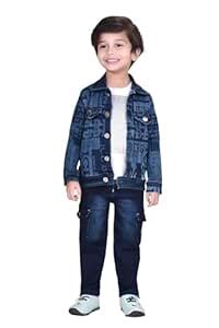 Buy DOTSON Clothing Set for Baby Boys- Jacket, Pant & T Shirt (1.5-2.5 ...