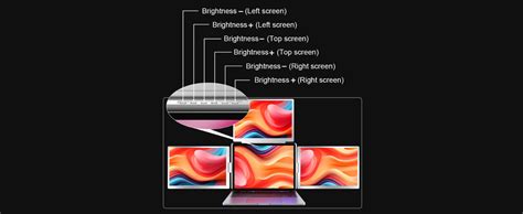RIITEK 14" Quad Monitor Laptop Screen Extender - Portable FHD 1080P IPS ...