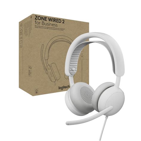 Logitech Zone Wired 2 for Business - Noise-Canceling Headset with ...