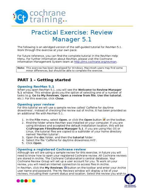 Image result for Tutorial Revman