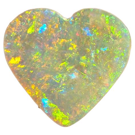 Natural 4.14 Ct Australian heart boulder opal mined by Sue Cooper For ...
