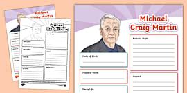 KS2 Michael Craig-Martin Fact File - Twinkl