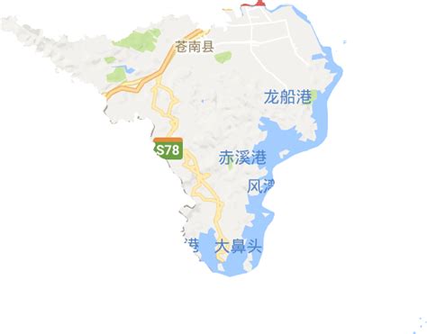 苍南县高清地形地图,苍南县高清谷歌地形地图