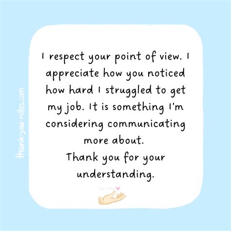 20+ Excellent 'Thank You For Your Understanding' Notes
