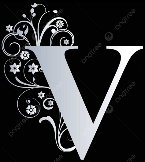 Capital Letter V Alphabet Single Shiny Vector, Alphabet, Single, Shiny PNG and Vector with ...