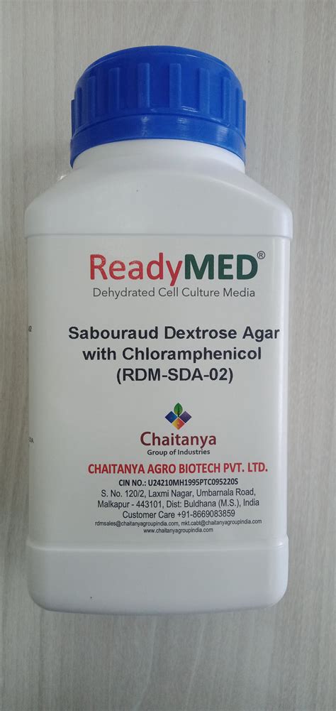 Sabouraud Dextrose Agar with Chloramphenicol, RDM-SDA-0