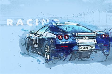Racing Car Drawing 的图像结果