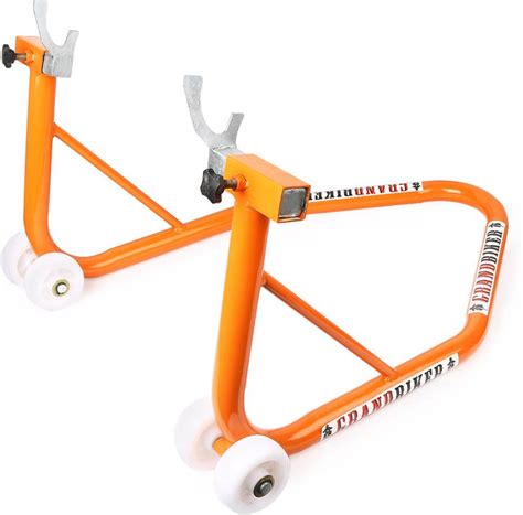 Grandbiker Universal orange Paddock Spool Lifting Holders Bike Storage ...