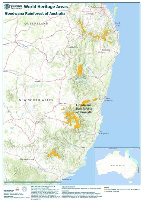 Rainforests Map