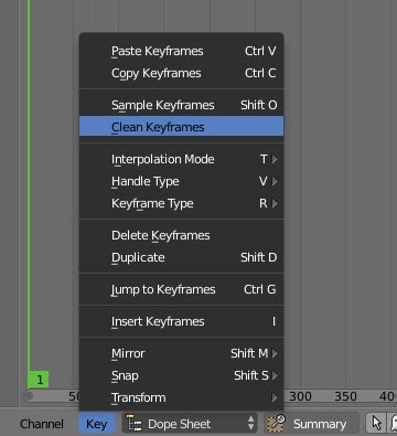 Image result for How to Remove Keyframes Blender