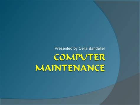 Learn Maintenance in Computer 的图像结果