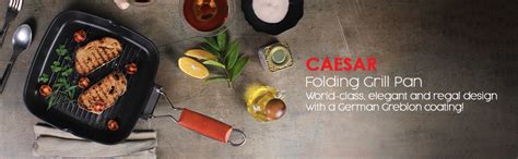 Buy Wonderchef Caesar Folding Nonstick Grill Pan- 24cm, 5mm, Black ...