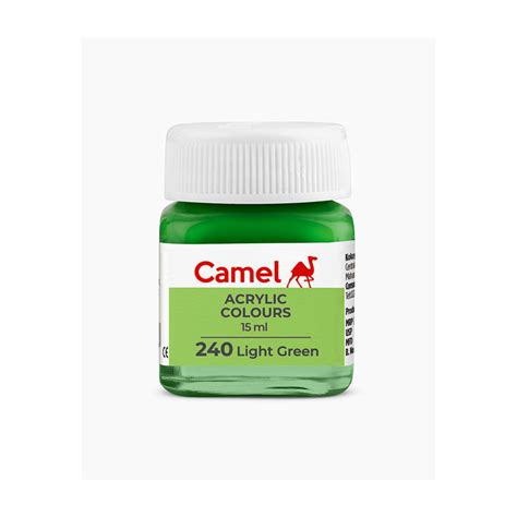 Camel Acrylic Colours Ultra Range 15 ML - Light Green | Art Lounge