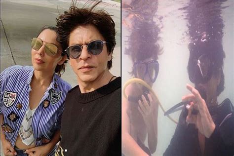SRK posts pics of perfect family vacay in Maldives