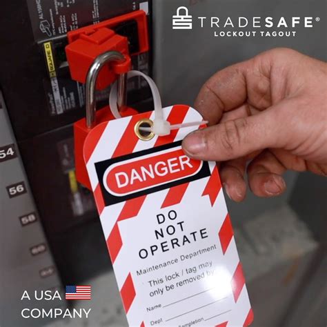 Lockout Tagout Tags - 60 Pack Danger Tags | TRADESAFE