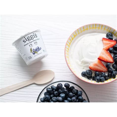 Siggi's 15g Protein Fat Free Yogurt - Blueberry - Shop Yogurt at H-E-B