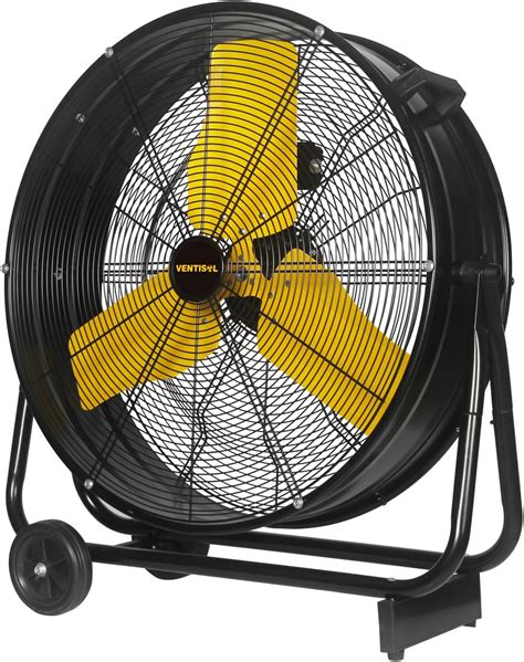 Amazon.com: VENTISOL 24 Inch Industrial Drum Fan, 8800 CFM Heavy Duty ...