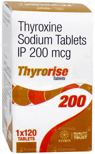 Thyrorise 200 Tablet 120: Uses, Side Effects, Price & Substitutes