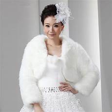 White Wedding Jacket S by White Artificial Fur Bolero With Sleeves White Wedding Jacket S