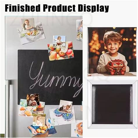 ZHLINGQ 65 * 90mm/2.6 * 3.5in Photo Magnet Maker Machine, India | Ubuy