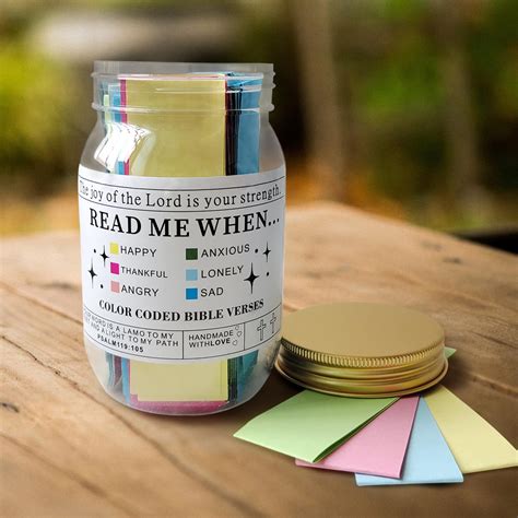 Greeting Card Bible Verses In A Jar Christian Gifts Church | Desertcart ...