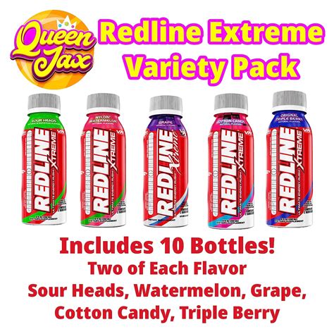 Buy VPX Redline Xtreme - Energy Drinks – 5 flavor Variety Pack (2 of ...