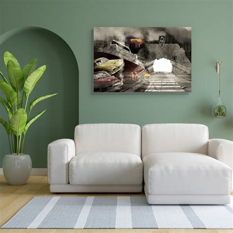 Apocalypse Canvas Painting Synthetic Frame – ArtzFolio.com