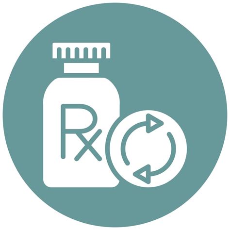 Refill prescriptions. Quickly refill medications in just a few steps. Refill. Aesthetic Vector Art