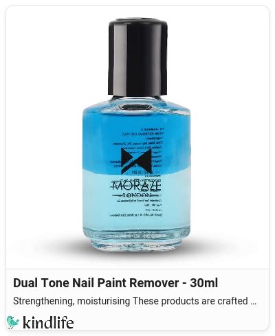 Moraze London: Dual Tone Nail Paint Remover - 30ml