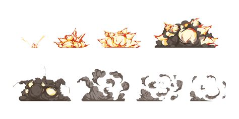 Explosion Sprite Animation 的图像结果