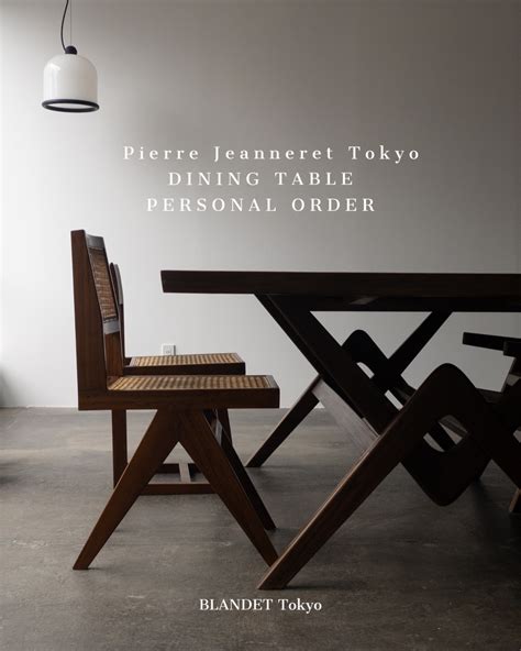 Pierre Jeanneret Tokyo DINING TABLE PERSONAL ORDER | Pierre Jeanneret Tokyo