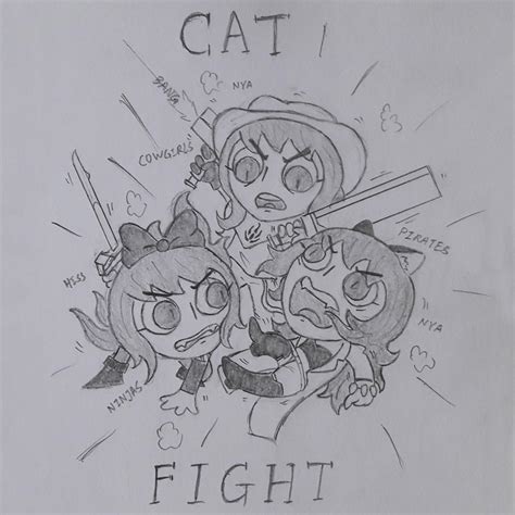 Image result for deviantART Boxing Cat Fight
