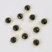 Buy 10 Pcs Black Onyx Single Bell Connector 92.5 Sterling Gold Online ...