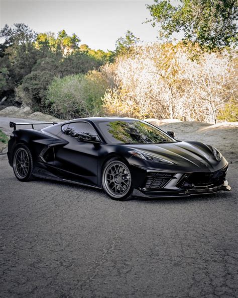 Chevrolet Corvette C8 Stingray Black BC Forged MLE72 | Wheel Front