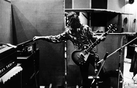 Jimmy Page of Led Zeppelin during the recording session for Whole Lotta ...