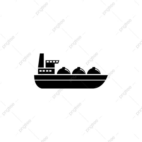 Oil Tanker Ship Vector PNG Images, Oil Tanker Ship Vector Illustration, Pictogram, Vessel ...